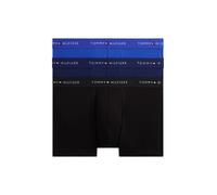 Trunk, Herren, Gr. S (48), 3 Stk., blau, navy, schwarz, Jersey, Obermaterial: 95% Baumwolle, 5% Elasthan, TOMMY HILFIGER UNDERWEAR, körpernah, Unterhosen, elastischer Bund mit Logo (52086041-S) blau,