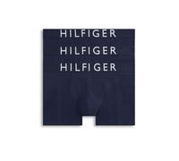 Trunk, Herren, Gr. XXL (56), 3 Stk., 3x pitch blau, Jersey, Obermaterial: 95% Baumwolle, 5% Elasthan, TOMMY HILFIGER UNDERWEAR, körpernah, Unterhosen, elastischer Bund mit Markenschriftzug, körpernahe