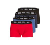 Trunk HUGO UNDERWEAR "FIVE PACK", Herren, Gr. S, 5 Stk., bunt (open miscellaneous 970), Single Jersey, Obermaterial: 95% Baumwolle, 5% Elasthan, körpernah, Unterhosen, mit HUGO Schriftzug (45413565-S)