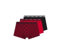 Trunk HUGO UNDERWEAR, Herren, Gr. L (52), 3 Stk., open miscellaneous 961, Jersey, Obermaterial: 95% Baumwolle, 5% Elasthan, körpernah, Unterhosen, aus Stretch-Baumwolle mit Logo am Bund, körpernah (84