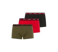 Trunk HUGO UNDERWEAR "TRIPLET", Herren, Gr. XXL (56), 3 Stk., open miscellaneous 989, Jersey, Obermaterial: 95% Baumwolle, 5% Elasthan, eng, Unterhosen, mit Logoschriftzug (13627418-XXL) open miscella