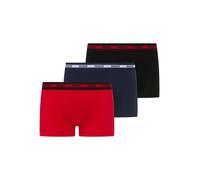 Trunk HUGO UNDERWEAR "TRIPLET PLANET", Herren, Gr. L (52), 3 Stk., open miscellaneous 967, Jersey, Obermaterial: 95% Baumwolle, 5% Elasthan, normal, Unterhosen, Logos am elastischen Bund, mittlere Bun