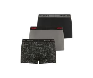 Trunk HUGO UNDERWEAR "TRUNK TRIPLET DESIGN", Herren, Gr. M (50), 3 Stk., open miscellaneous 967, Jersey, Obermaterial: 95% Baumwolle, 5% Elasthan, eng, Unterhosen, mit Logobund (55515268-M) open misce
