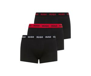 Trunk HUGO UNDERWEAR "TRUNK TRIPLET PACK", Herren, Gr. XXL, 3 Stk., open miscellaneous 010, Jersey, Obermaterial: 95% Baumwolle, 5% Elasthan, eng, Unterhosen, mit Logoschriftzug auf dem Bund (66428912