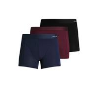 Trunk JACK & JONES "JACBASIC BAMBOO TRUNKS 3 PACK NOOS", Herren, Gr. XL, 3 Stk., rot (port royale), Jersey, Obermaterial: 65% Viskose, 30% Baumwolle, 5% Elasthan, unifarben, Unterhosen (15974611-XL) p