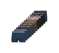Trunk JACK & JONES "JACCOLTON SOLID TRUNKS 12 PACK", Herren, Gr. M, 12 Stk., phantom pack:schwarz, titan, schwarz navy, schwarz, titan, titan, schwarz, schwarz navy, titan, schwarz, ph, Jersey, Oberma