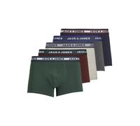 Jack & Jones Shorts 5er-Pack - Herren - 1x dunkelgrau/rot/grün/marine/hellgrau in Größe 52
