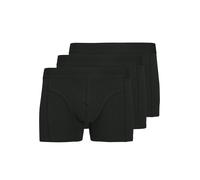Trunk JACK & JONES "JACORDINARY TRUNKS 3 PACK NOOS", Herren, Gr. S, 3 Stk., schwarz (schwarz pack:schwarz, schwarz), Jersey, Obermaterial: 95% Baumwolle, 5% Elasthan, unifarben, Unterhosen (67125969-S