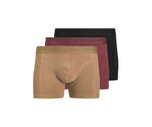 Trunk JACK & JONES "JACORDINARY TRUNKS 3 PACK NOOS", Herren, Gr. XL, 3 Stk., schwarz (tibetan rot pack:bronze mist, schwarz), Jersey, Obermaterial: 95% Baumwolle, 5% Elasthan, unifarben, Unterhosen (4