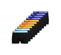 Trunk JACK & JONES "JACTHEODORE SOLID TRUNKS 10 PACK", Herren, Gr. XXL, 10 Stk., schwarz pack:schwarz, schwarz, schwarz, schwarz, schwarz, schwarz, schwarz, schwarz, schwarz, Jersey, Obermaterial: 95%