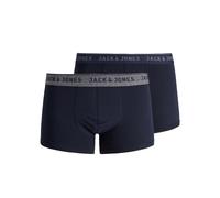 JACK & JONES Herren Boxershorts JACVINCENT Trunks 2er Pack, Größe:XL, Farbe:Navy Blazer (12138239)