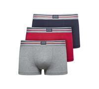 Trunk JOCKEY "Cotton Stretch", Herren, Gr. M, grau (stone gray), Single Jersey, Obermaterial: 95% Baumwolle, 5% Elasthan, unifarben, Unterhosen, mittlere Bundhöhe (90251242-M) stone gray