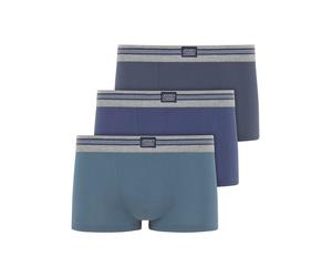 Trunk JOCKEY "Cotton Stretch", Herren, Gr. S, blau, Single Jersey, Obermaterial: 95% Baumwolle, 5% Elasthan, unifarben, Unterhosen, mittlere Bundhöhe (71302834-S) blau