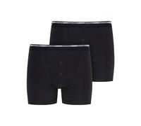 Jockey® Modern Classic Y-Front® Button Fly Boxer Trunk 2-Pack - Black / 2XL