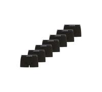 Trunk LACOSTE, Herren, Gr. L, schwarz, Jersey, Obermaterial: 95% Baumwolle, 5% Elasthan, unifarben, figurbetont, Unterhosen, mit Lacoste-Schriftzug am Bund (29420025-L) schwarz