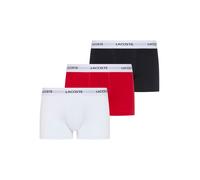 Lacoste Court Boxershorts dunkelblau/weiß/rot (3er-Pack) - M