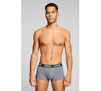 Trunk LEVI'S "LEVIS MEN REPEAT LOGO TRUNK", Herren, Gr. S, middle grau melange, Obermaterial: 95% Baumwolle, 5% Elasthan, Unterhosen (78400021-S) middle grau melange