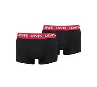 8719965009202 Men's Repeat Logo Trunks, Black/red, XL (2er Pack)