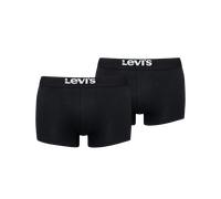 Levi's Solid Basic Organic Cotton Boxershorts schwarz (2er-Pack) - L
