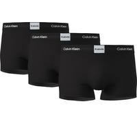 Calvin Klein Trunk Boxershorts schwarz/reinweiß (3er Pack) - L
