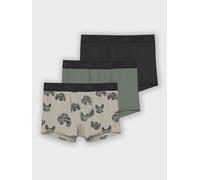 Trunk NAME IT "NKMBOXER 3P PEYOTE MONSTER TRUCK NOOS", Jungen, Gr. 116, 3 Stk., beige (peyote), Jersey, Obermaterial: 95% Baumwolle, 5% Elasthan, unifarben, eng, Unterhosen (92246438-116) peyote