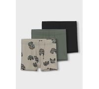 Trunk NAME IT "NMMTIGHTS 3P PEYOTE MONSTER TRUCK NOOS", Jungen, Gr. 98, 3 Stk., beige (peyote), Jersey, Obermaterial: 95% Baumwolle, 5% Elasthan, bedruckt, eng, Unterhosen (46367638-98) peyote