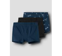 Trunk NAME IT "NMMTIGHTS 3P TITAN SKATER NOOS", Jungen, Gr. 86, 3 Stk., schwarz (titan pack:w, titan, schwarz), Jersey, Obermaterial: 95% Baumwolle, 5% Elasthan, bequem, Unterhosen (50008408-86) titan