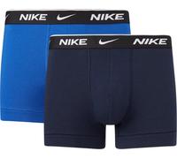 Trunk NIKE UNDERWEAR "TRUNK 2PK", Herren, Gr. S, obsidian, game royal, Jersey, Obermaterial: 95% Baumwolle, 5% Elasthan, körpernah, Unterhosen, mit Logo-Elastikbund (63462661-S) obsidian, game royal