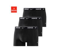 Trunk NIKE UNDERWEAR "TRUNK 3PK", Herren, Gr. M/48, 3 Stk., schwarz, Jersey, Obermaterial: 95% Baumwolle, 5% Elasthan, körpernah, Unterhosen Trunk, mit Logo-Elastikbund (96423205-M)