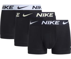 Trunk NIKE UNDERWEAR "TRUNK 3PK", Herren, Gr. XL, 3 Stk., blk, ftb gr lo, tng tnt lo, ftb gr wb, Jersey, Obermaterial: 92% Polyester, 8% Elasthan, körpernah, Unterhosen, mit Logo-Elastikbund (93767430