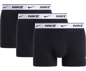 Trunk NIKE UNDERWEAR "TRUNK 3PK", Herren, Gr. XL, 3 Stk., schwarz, weiß wb, Jersey, Obermaterial: 95% Baumwolle, 5% Elasthan, körpernah, Unterhosen, mit Logo-Elastikbund (78754053-XL) schwarz, weiß wb