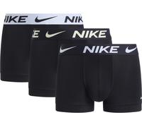 Trunk NIKE UNDERWEAR "TRUNK 3PK", Herren, Gr. XXL, 3 Stk., blk, ftb gr lo, tng tnt lo, ftb gr wb, Jersey, Obermaterial: 92% Polyester, 8% Elasthan, körpernah, Unterhosen, mit Logo-Elastikbund (9376743