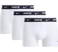 Trunk NIKE UNDERWEAR "TRUNK 3PK", Herren, Gr. XXL, 3 Stk., weiß, weiß, weiß, Jersey, Obermaterial: 95% Baumwolle, 5% Elasthan, körpernah, Unterhosen Trunk, mit Logo-Elastikbund (86979121-XXL)