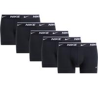 Trunk NIKE UNDERWEAR "TRUNK 5PK", Damen, Gr. M, 5 Stk., schwarz, schwarz, schwarz, schwarz, schwarz, Jersey, Obermaterial: 95% Baumwolle, 5% Elasthan, körpernah, Unterhosen, mit Logo-Elastikbund (7512