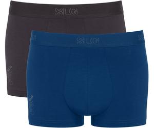 Trunk SLOGGI "SLG Base", Herren, Gr. XL, schwarz (schwarz combination), Single Jersey, Obermaterial: 95% Baumwolle, 5% Elasthan, körpernah, Unterhosen, ohne Eingriff, modern, Logobund, Cotton-Mix (547