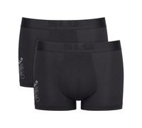 Trunk SLOGGI "SLG Base Soft", Herren, Gr. M, schwarz, Microfaser, Obermaterial: 61% Modal, 32% Polyamid, 7% Elasthan, körpernah, Unterhosen, ohne Eingriff, elastischer Logobund (76081909-M) schwarz