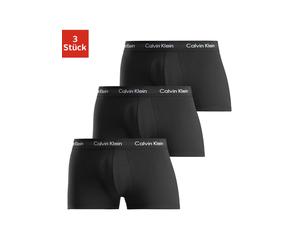Trunk "Trunk 3 PACK", Herren, Gr. XL, 3 Stk., schwarz, Obermaterial: 95% Baumwolle, 5% Elasthan, CALVIN KLEIN UNDERWEAR, Unterhosen, mit Logo-Stretchbund (52949410-XL) schwarz