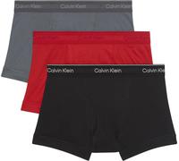Trunk "TRUNK 3PK", Damen, Gr. L (52), turbulence, adrenaline rush, schwarz, Jersey, Obermaterial: 100% Baumwolle, CALVIN KLEIN UNDERWEAR, körpernah, Unterhosen, mit Logo-Elastikbund (79893532-L) turbu