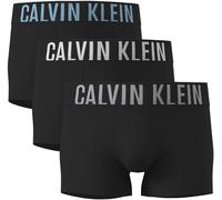 Trunk "TRUNK 3PK", Damen, Gr. L (52), 3 Stk., schwarz w, harbor mist logo, schwarz w,, Jersey, Obermaterial: 95% Baumwolle, 5% Elasthan, CALVIN KLEIN UNDERWEAR, körpernah, Unterhosen, mit Logo-Elastik
