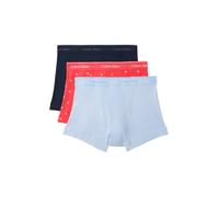 Trunk "TRUNK 3PK", Herren, Gr. L (52), shoreline, diamond logo punch pink, b, Jersey, Obermaterial: 100% Baumwolle, CALVIN KLEIN UNDERWEAR, körpernah, Unterhosen, mit Logo-Elastikbund (15315130-L) sho