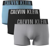 Trunk "TRUNK 3PK", Damen, Gr. XL (54), 3 Stk., harbor mist, schwarz, chilly blau, Jersey, Obermaterial: 95% Baumwolle, 5% Elasthan, CALVIN KLEIN UNDERWEAR, körpernah, Unterhosen, mit Logo-Elastikbund