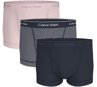 Trunk "TRUNK 3PK", Herren, Gr. XXL (56), bunt (horizon pink, hairline stripe shorel), Jersey, Obermaterial: 100% Baumwolle, CALVIN KLEIN UNDERWEAR, körpernah, Unterhosen, mit Logo-Elastikbund (8456266