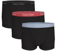 Trunk "TRUNK 3PK", Herren, Gr. XXL (56), schwarz (schwarz bodies w, schwarz, punch pink, br), Jersey, Obermaterial: 100% Baumwolle, CALVIN KLEIN UNDERWEAR, körpernah, Unterhosen, mit Logo-Elastikbund