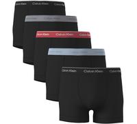 Trunk "TRUNK 5PK", Herren, Gr. S (48), 5 Stk., schwarz bodies w, schwarz, misty grau, pu, Jersey, Obermaterial: 100% Baumwolle, CALVIN KLEIN UNDERWEAR, körpernah, Unterhosen, Mit elastischem Bund (460