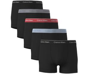 Trunk "TRUNK 5PK", Damen, Gr. XXL (56), 5 Stk., schwarz bodies w, schwarz, misty grau, pu, Jersey, Obermaterial: 100% Baumwolle, CALVIN KLEIN UNDERWEAR, körpernah, Unterhosen, Mit elastischem Bund (46