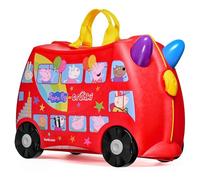 Trunki Der originale Kinderkoffer zum Draufsitzen - 18-L Handgepäck Koffer, befahrbarer Hartschalen Reisekoffer mit Rollen, inklusive Zuggurt/Schultergurt