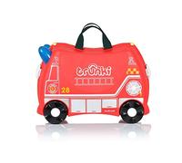 TRUNKI Kinderkoffer - Feuerwehrwagen Frank - Ride On Handgepäck Koffer