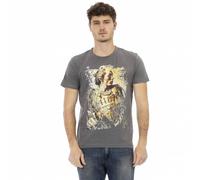 TRUSSARDI Action Herren Rundhals Conqueror T-Shirt Grau 2AT08F002 M