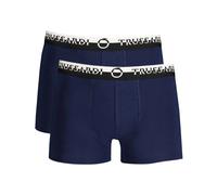 Trussardi - Blaue Baumwoll-Boxershorts mit Logo - - Underwear - Herren - Blau - 2XL