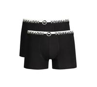 Trussardi Boxershorts Doppelpack Elastisch Schwarz mit Logo - Größe: XL